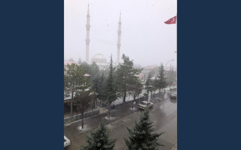 AN İTİBARİ İLE İLÇEMİZDE KAR YAĞIŞI