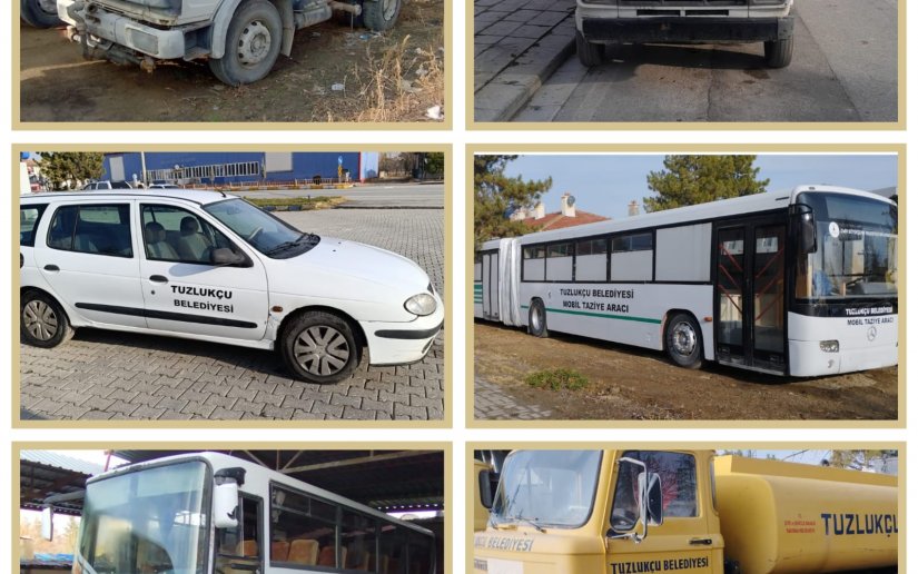 TUZLUKÇU BELEDİYE BAŞKANLIĞINA AİT ARAÇLARIN SATIŞ İLANI
