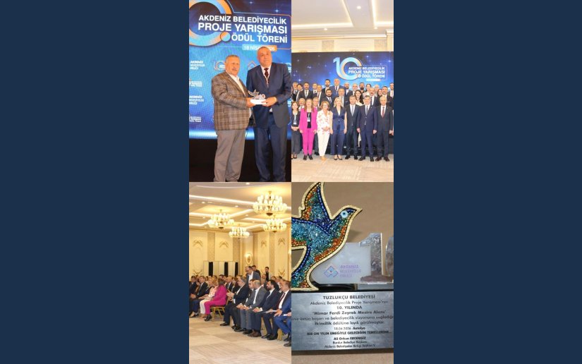 MİMAR FERDİ ZEYREK MESİRE ALANI ÖDÜLE LAYIK GÖRÜLDÜ