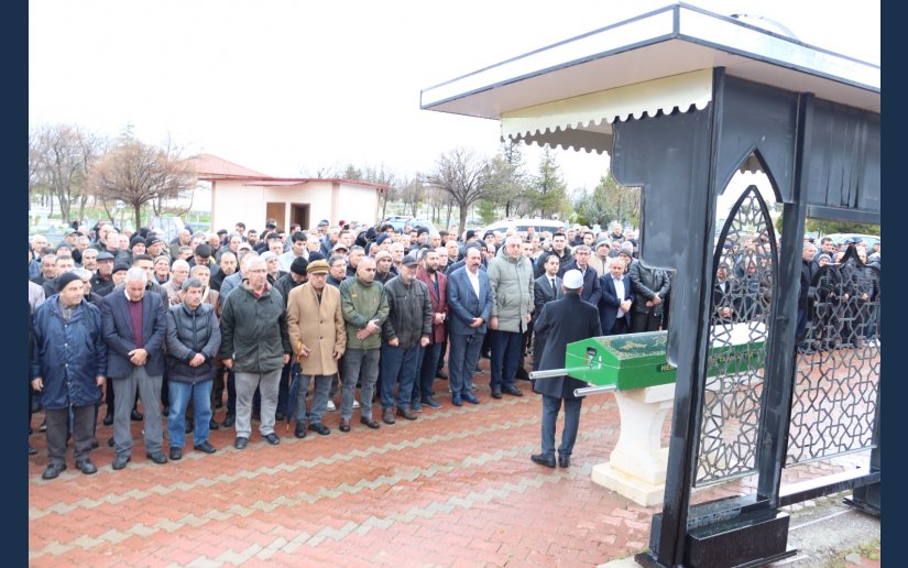 BAŞKAN AKBUĞA'NIN KARDEŞİNİN EŞİ SON YOLCULUĞUNA UĞURLANDI 