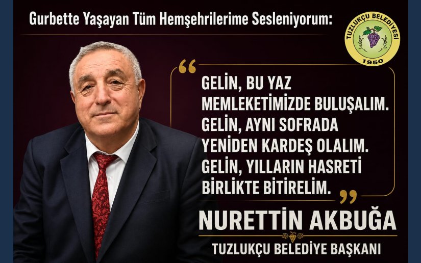 Sevgili Hemşehrilerim,