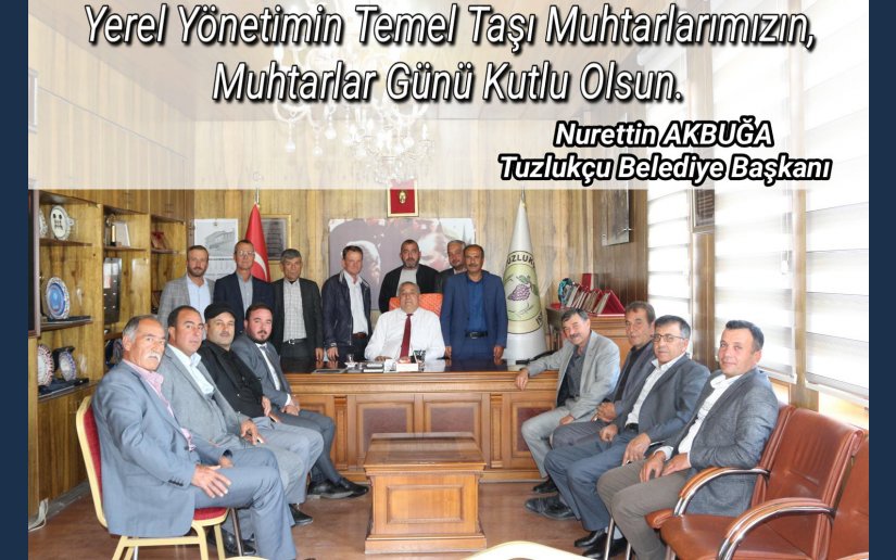 MUHTARLAR GÜNÜ KUTLU OLSUN