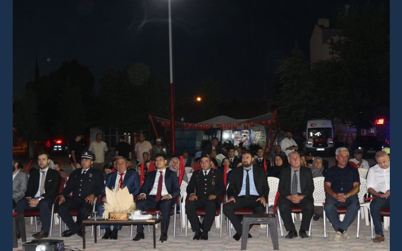 15 TEMMUZ DEMOKRASİ VE MİLLİ BİRLİK GÜNÜ ANMA ETKİNLİKLERİ İLÇEMİZDE GERÇEKLEŞTİRİLDİ