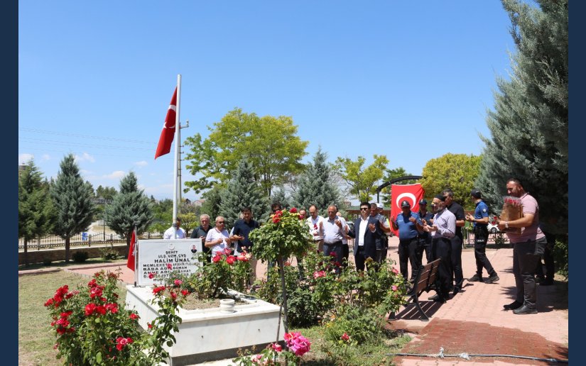 ŞEHİTLİKLERİMİZ ZİYARET EDİLDİ, MEVLİD- ŞERİF OKUNDU 