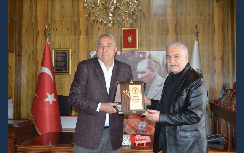BAŞKAN KIZILKAYA, BAŞKAN AKBUĞA’YI MAKAMINDA ZİYARET ETTİ