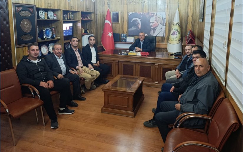 CUMHURİYET HALK PARTİSİ İL BAŞKANI TÜRKTAŞ’DAN GEÇMİŞ OLSUN ZİYARETİ.