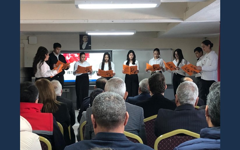 12 MART İSTİKLAL MARŞI'NIN KABULÜ PROGRAMI GERÇEKLEŞTİRİLDİ